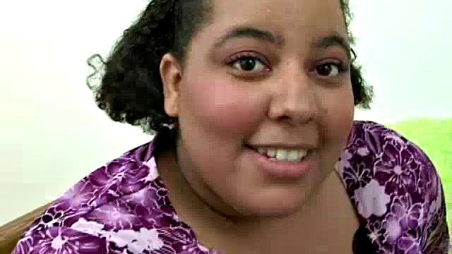 Cute BBW in the Parking