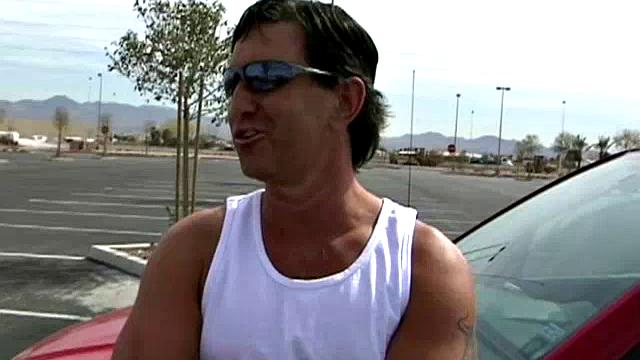 Cute BBW in the Parking