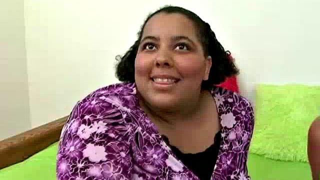 Cute BBW in the Parking