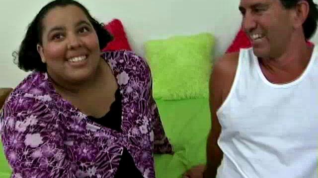 Cute BBW in the Parking