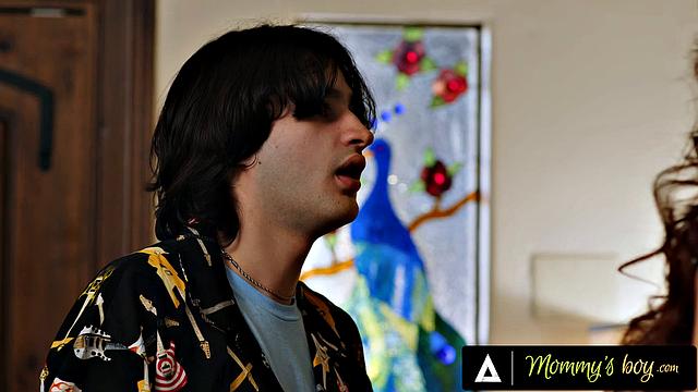 MOMMY'S BOY - Annoyed Boy Can't Believe Stacked Stepmom Turned Into A Horny Bimbo