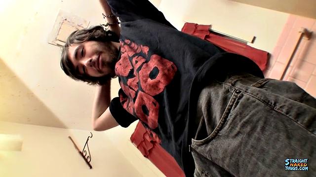 A Shower &Amp;Amp; a Stroke In the Bathroom - Samuel Phatom Gets Off