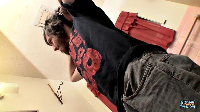 A Shower &Amp;Amp; a Stroke In the Bathroom - Samuel Phatom Gets Off