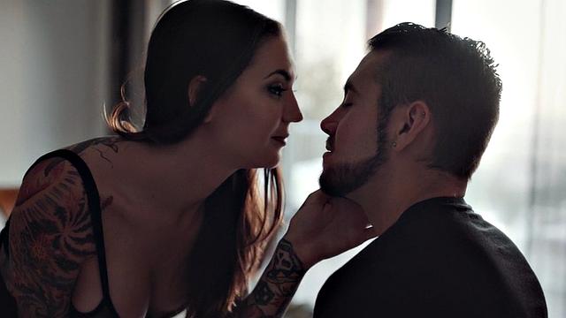 Weird inked stepsis deepthroats and rides stepbrother