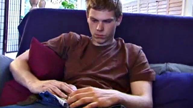 Christian and Jayden drop their pants and pull their dicks out. Whacking away, Christian keeps looking over at Jayden, clearly wanting to take matters into his own hands.