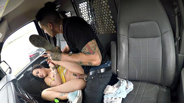 ми ха доан ловит попутку, её связывают и трахают в фургоне