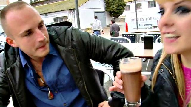 Picked up girl got smashed by lucky guy after throating