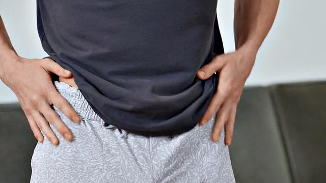 Eager jock solo wanking at home until cumming