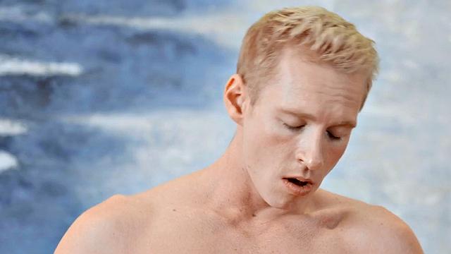 Eager jock solo wanking at home until cumming