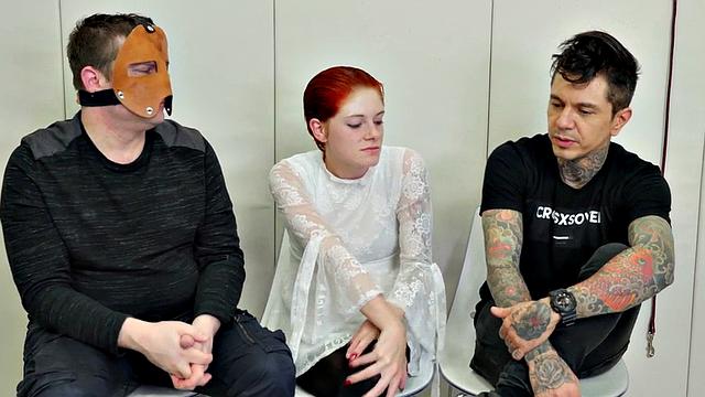 Piledriver anal domination for redhead