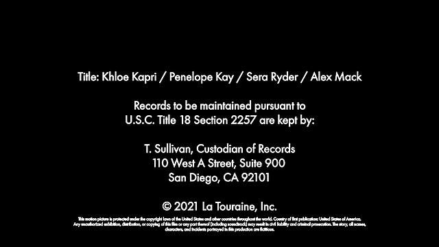 Summer vacationing babes Khloe Kapri, Penelope Kay, and Sera Ryder hook up with rental owner