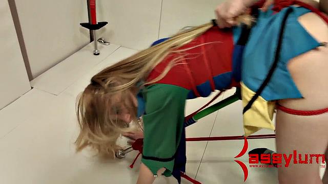 Ass ruined teen slave dominated and degraded