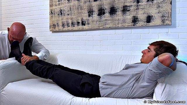 Logan Gets Foot Worshiped By His Boss - Logan &amp;amp; Killian Knox
