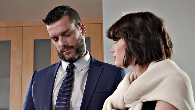 Petite College Student Gets Fucked On A Desk After A Blowjob During A Job Interview