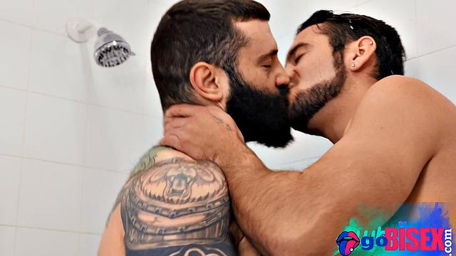 Nasty babe gets her pussy smashed in a bi 3some