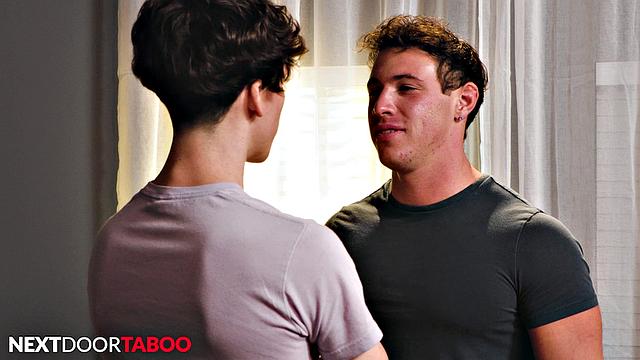 Fed Up Muscle Hunk Stepbro Flip Fucks Twink