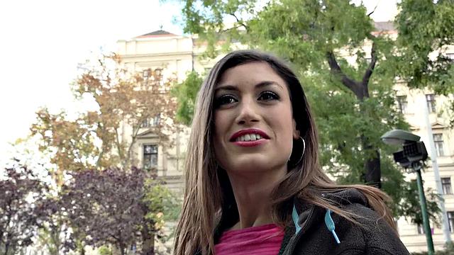 Spanish Beauty Gives Messy Head