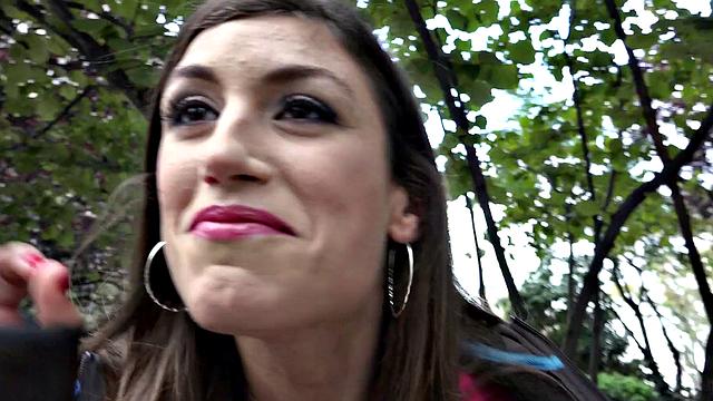 Spanish Beauty Gives Messy Head