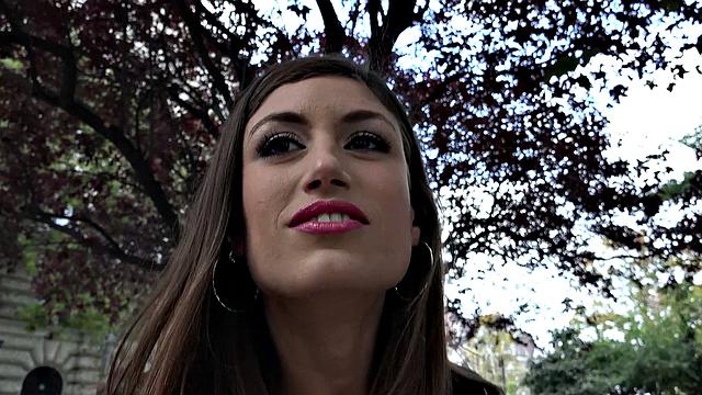 Spanish Beauty Gives Messy Head