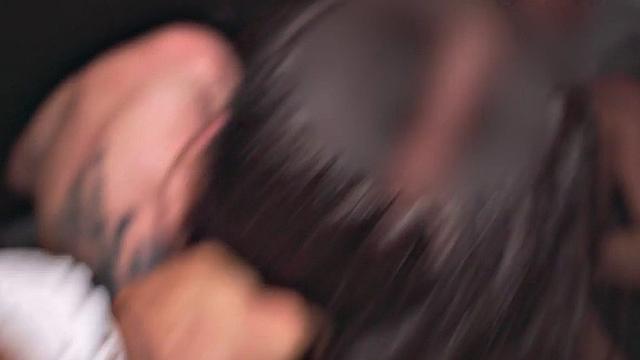 Inked euro babe picked up outdoors before fucking in van