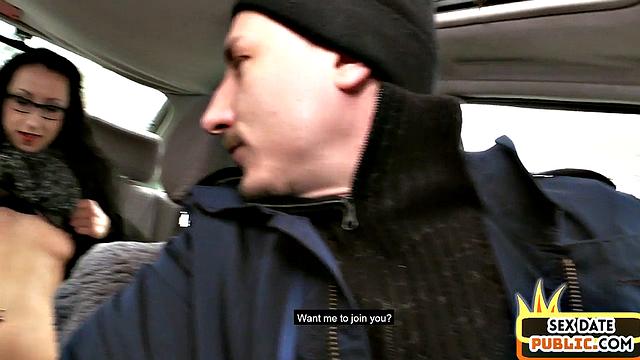 Outdoor slut fucked in forest after cocksucking