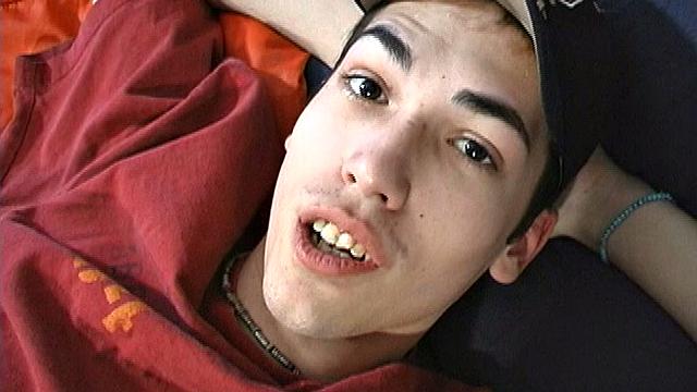 Nathan and Cody attack their buddy Kyle, pulling him into a hot Threesome where everyone gets a taste of the other's big. Some ass rimming gets Kyle ready for a spit roasting, before he's used as a cum rag.