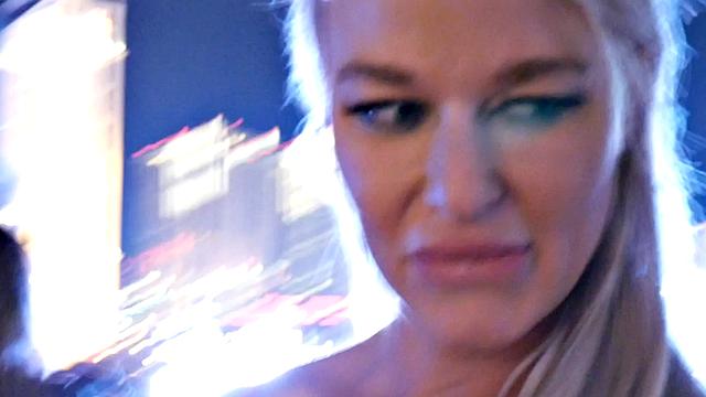 Bigtitted MILF sucks cock and got assfucked by BBC in 3some