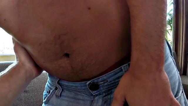 Amateur jock gets fucked by BF after asslicking