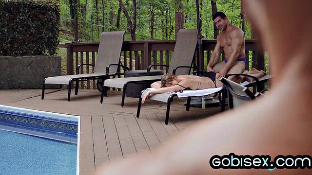 Horny big babe cocksucking bisex guys