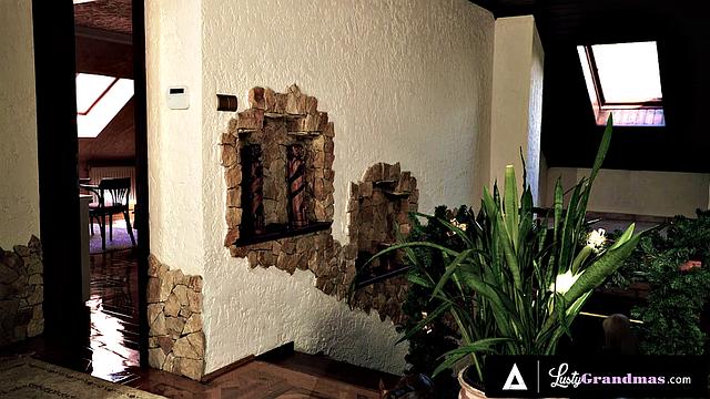 LUSTY GRANDMAS - Horny GILF Franny Rides Big Cock to Cum