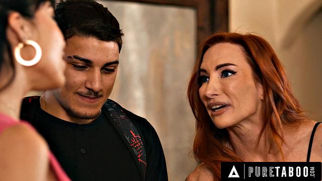 PURE TABOO Irritated Divorced Little Puck Seduces Acquaintance's Stepson As Payback