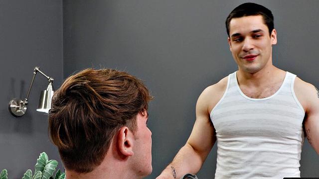 New Hunk Stepbro Rails Hairy Stud - NextDoorTaboo