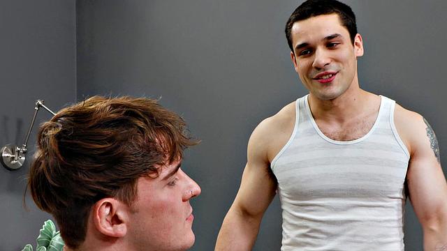 New Hunk Stepbro Rails Hairy Stud - NextDoorTaboo