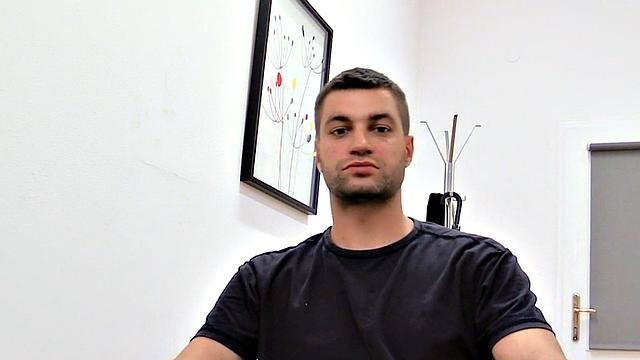 Amateur Euro stud goes for cash on fake casting