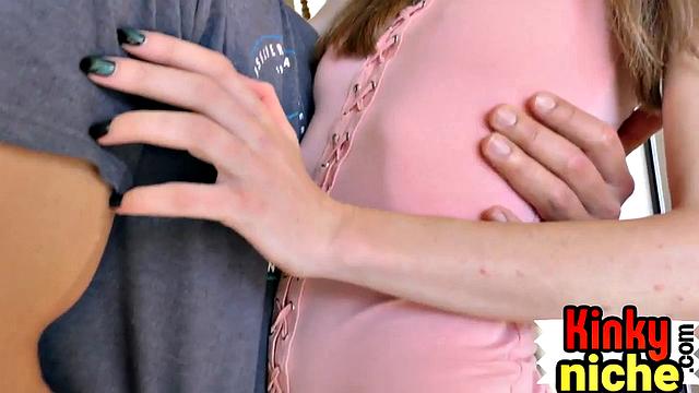 21yo petite babe riding her lover