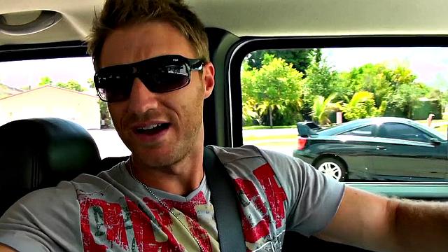 Big titted brunette with pierced pussy takes on a reverse cowgirl in the bedroom