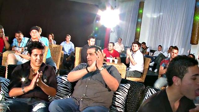 Real gay stripper spoils guests with BJ at wild party