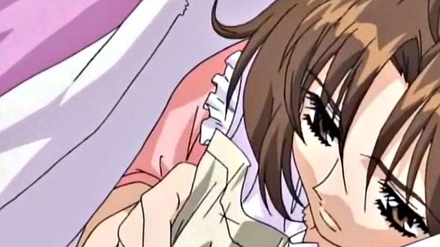 Sushi-covered anime teen clit tortured