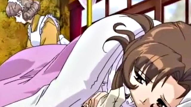 Sushi-covered anime teen clit tortured