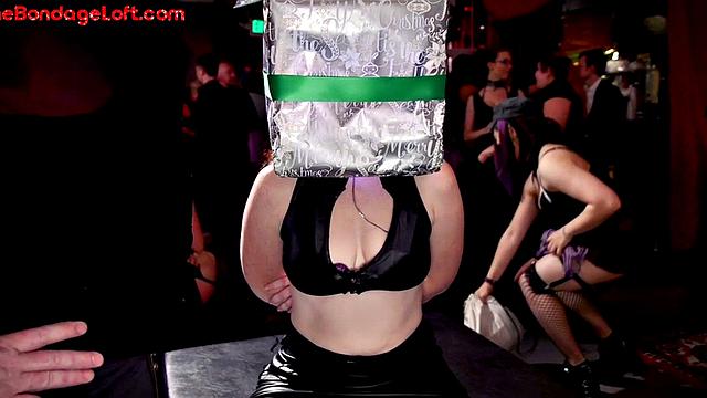 Bondage babes in orgy party