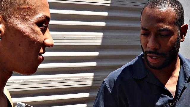 FamilyCreep - Hot Jock Stepson Fucks Ebony Stepdad For Car Repair