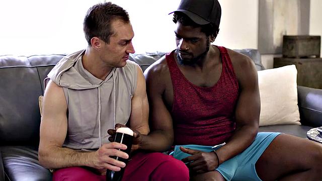 Black stud rims and barebacks white BF with black cock