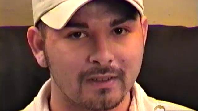 Jose is 19 years old and mostly into the ladies. You can tell he's a little nervous about being in front of the camera. Even so, this young man was hard before Bob Auntie could get him naked.