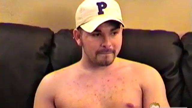 Jose is 19 years old and mostly into the ladies. You can tell he's a little nervous about being in front of the camera. Even so, this young man was hard before Bob Auntie could get him naked.