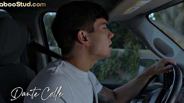 Taboo stud barebacked by stepbro while alone