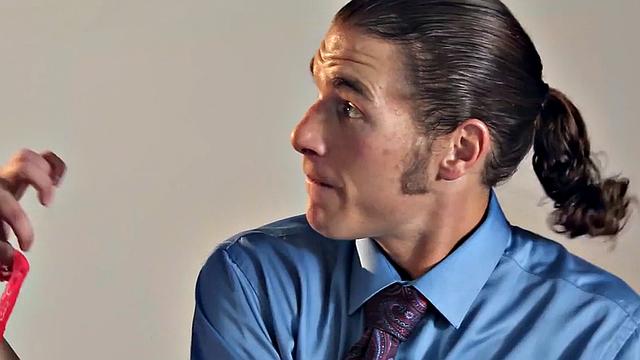 Stunning secretary in stockings fucked at office