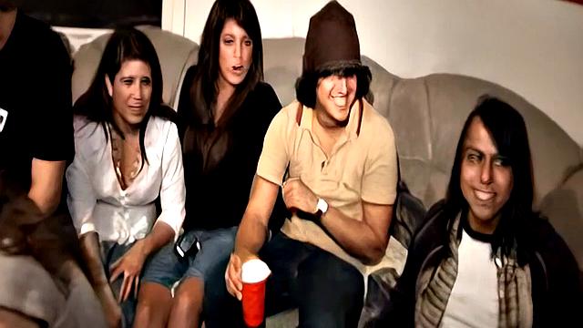 Couple watching and fucking by everyone during party