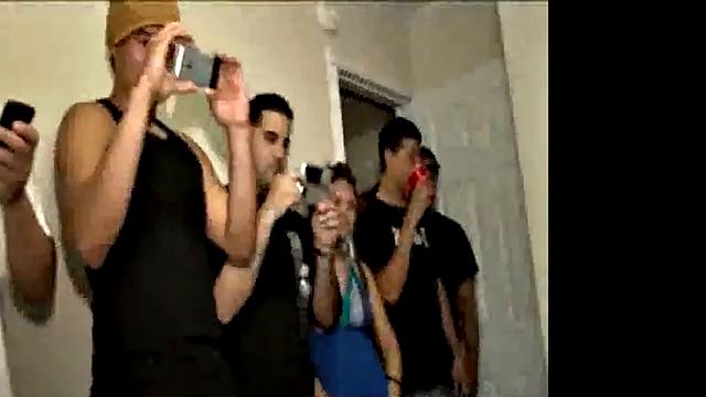 College Party Backyard Brunette Shebangs