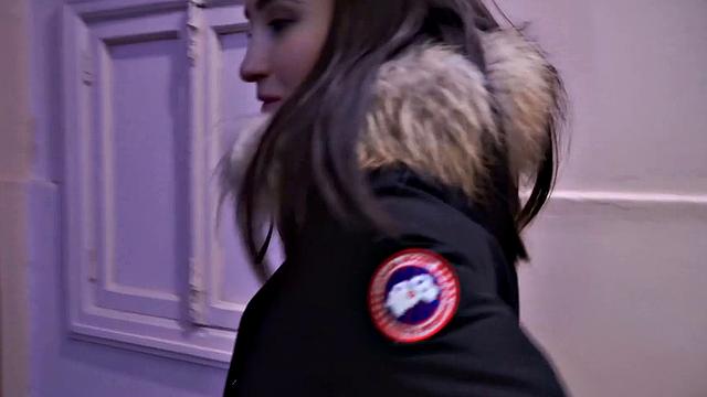 A Russian teen get her tight pussy punished with a hard dick in her jeans