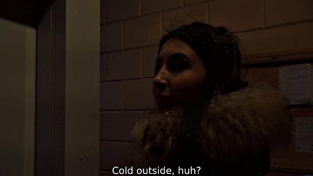 A Russian teen get her tight pussy punished with a hard dick in her jeans